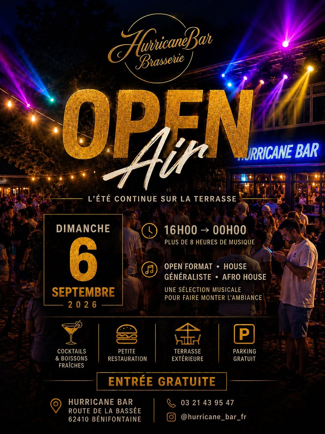 Flyer Open Air du 6 septembre 2026