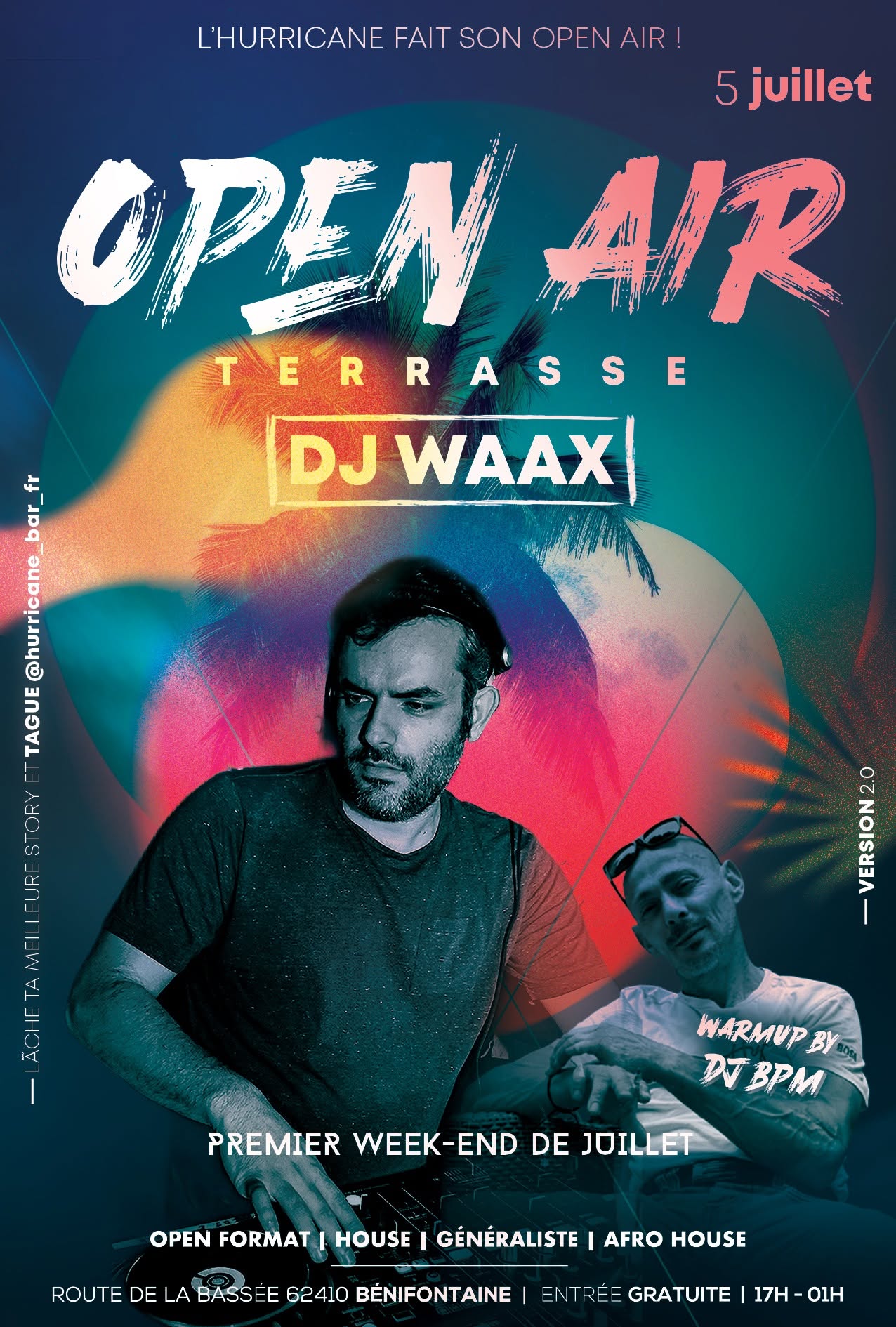 Flyer Open Air du 5 juillet 2026