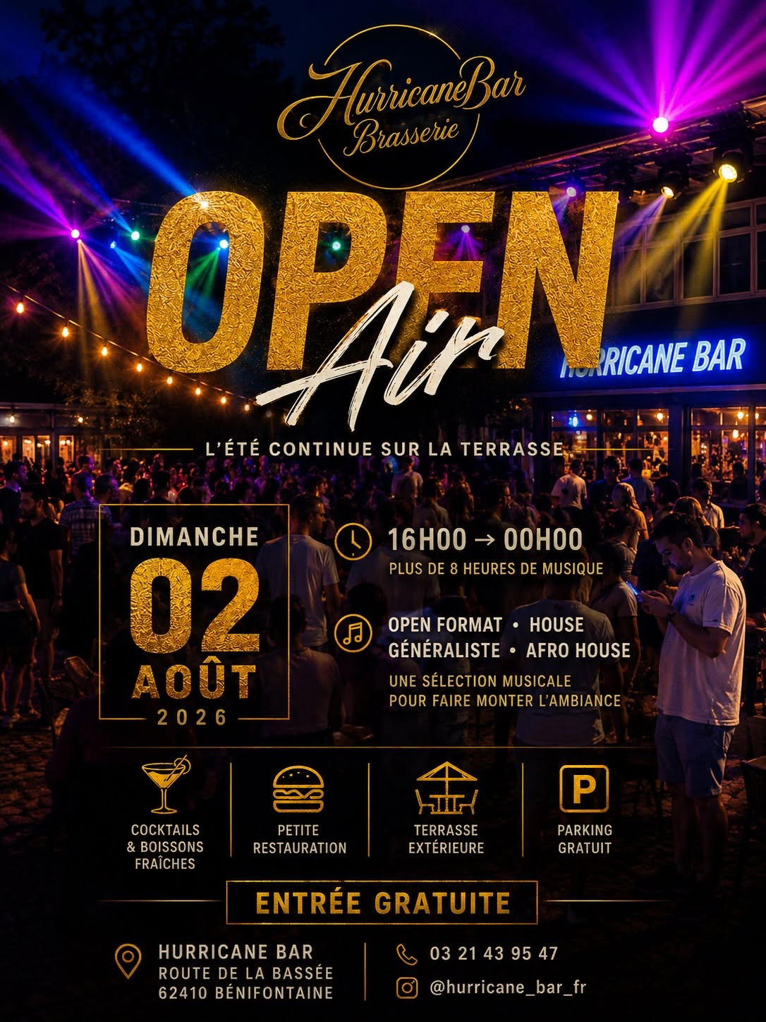 Flyer Open Air du 2 août 2026